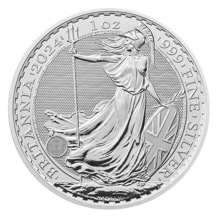 Silver Britannia reverse