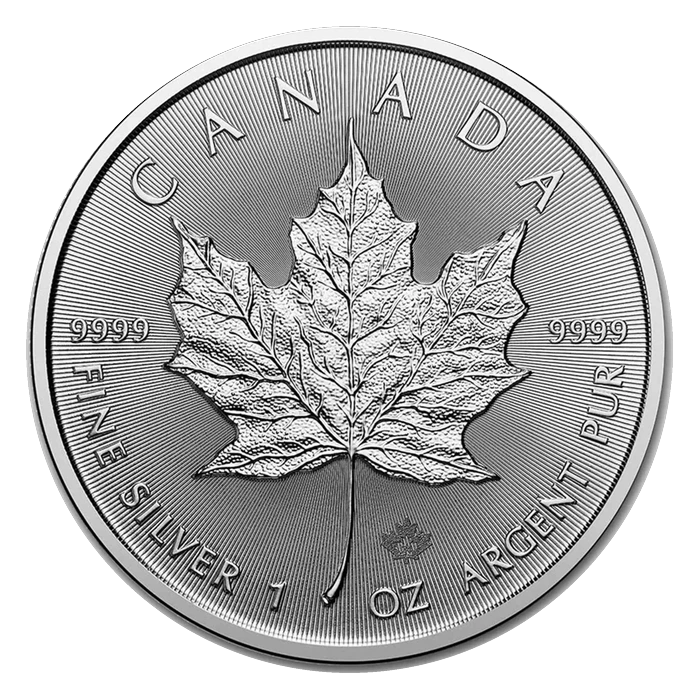 Canadian Silver Maple Leaf reverse